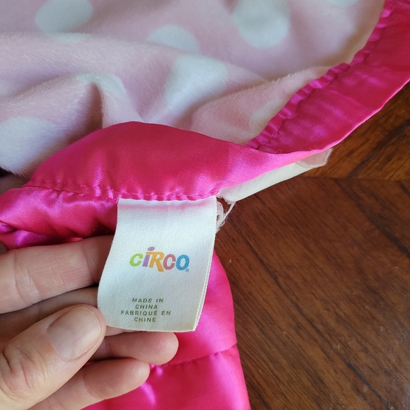 Security Toy Lovey Toy Soothing Toy Owl Pink w Polka Dots - Picture 3 of 4